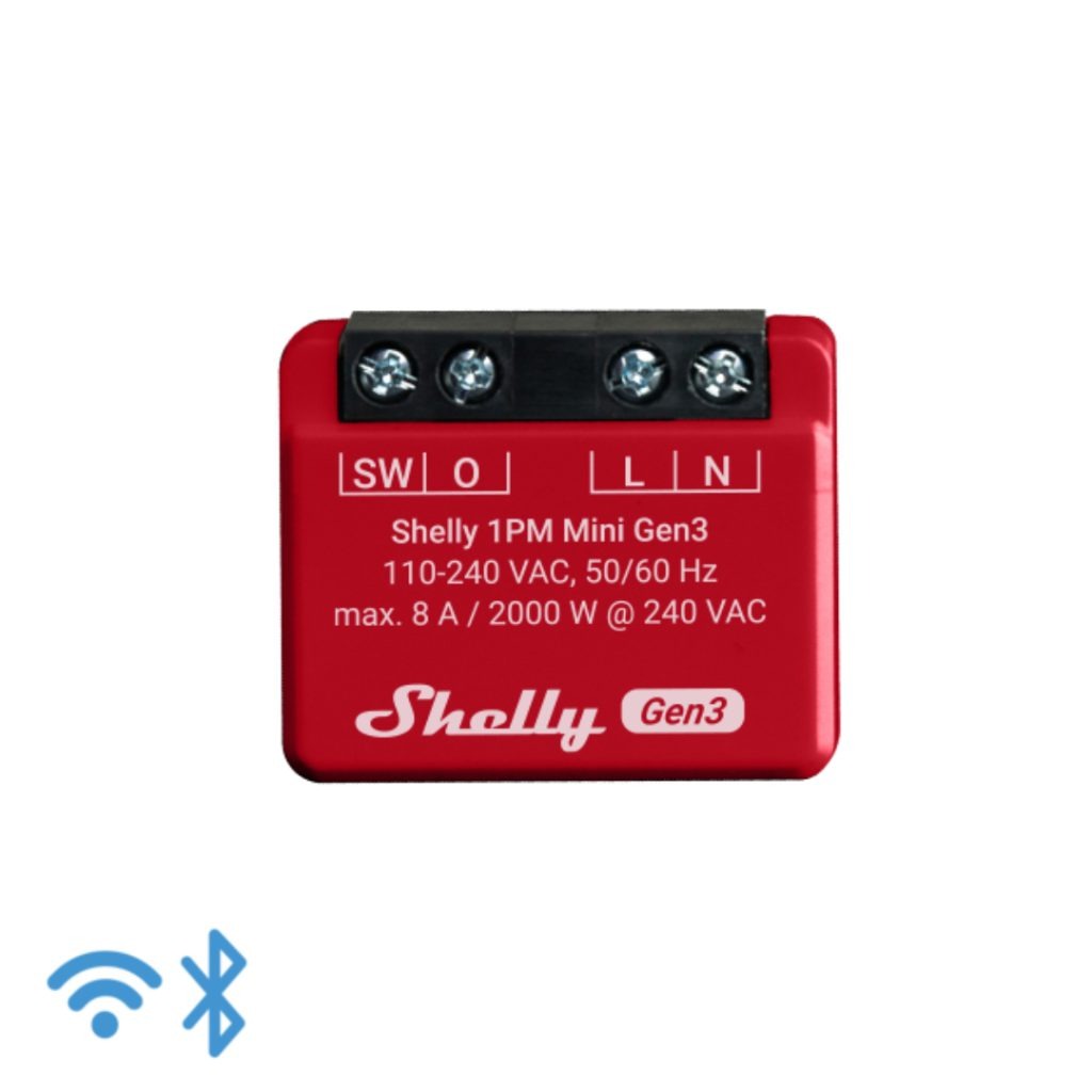 Shelly Plus PM Mini Gen 3 - Misuratore Potenza Wi-Fi, Bluetooth Per Monitoraggio Energetico - Foto 7