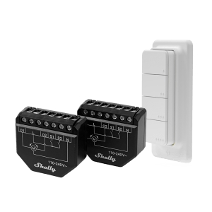 Shelly Shutter x2 + BLU RC Button 4